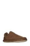 Pajar Cayenne High Pile Fleece Slipper In Chestnut