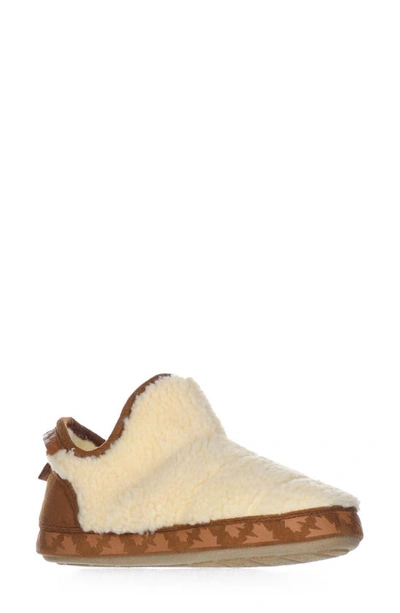Pajar Cayenne High Pile Fleece Slipper In Natural