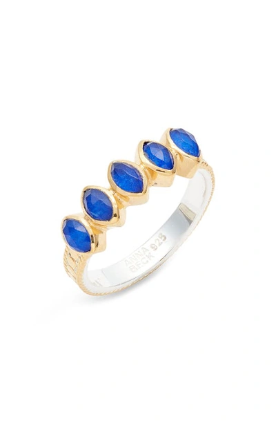 Anna Beck Lapis Lazuli Ring In Goldapis