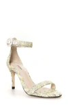 L Agence Gisele Ii Ankle Strap Sandal In Yellow