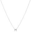 Roberto Coin 'tiny Treasure' Initial Necklace In M