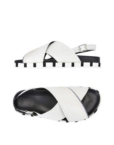 Alberto Fermani Sandals In White