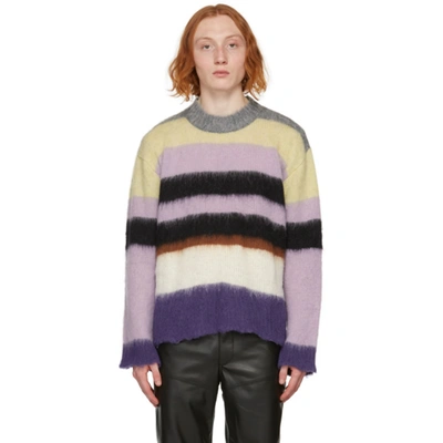 Marc Jacobs Multicolor 'the Brushed Striped Sweater' Sweater