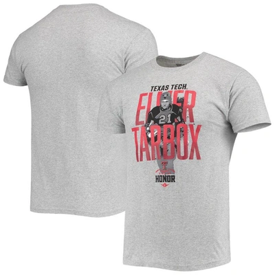 Retro Brand Original  Elmer Tarbox Heathered Gray Texas Tech Red Raiders Ring Of Honor T-shirt In Heather Gray
