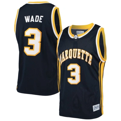 Retro Brand Original  Dwyane Wade Navy Marquette Golden Eagles Alumni Basketball Jersey