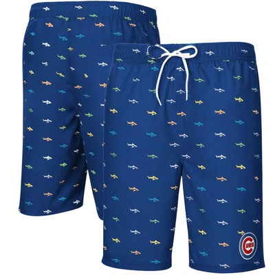G-iii Sports By Carl Banks Men's  Royal Chicago Cubs Anchor Swim Trunks