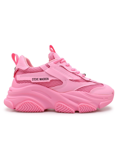 Steve Madden Women's Possession Chunky Lace-up Sneakers In Pink | ModeSens