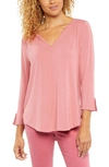 Nydj Perfect Top In Slate Rose
