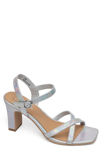 Lisa Vicky Vision Strappy Sandal In Silver