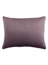 Lili Alessandra Valentina Quilted Velvet Luxe Euro Decorative Pillow, 27 X 36 In Raisin