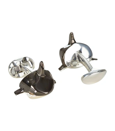 Deakin & Francis Shark Head Cufflinks