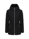 Moose Knuckles Lariat Quilted Shell Hooded Down Jacket In Nero