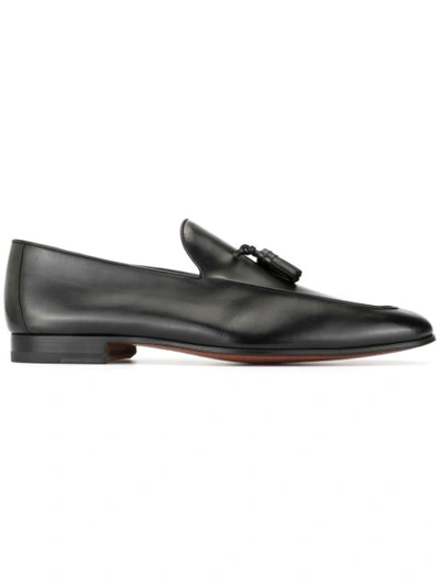 Magnanni Tasselled Loafers In Black