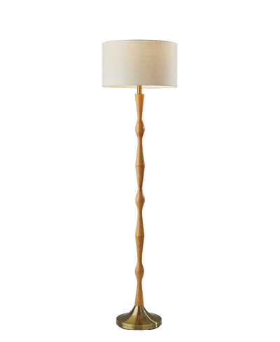 Adesso Eve Floor Lamp In Yellow