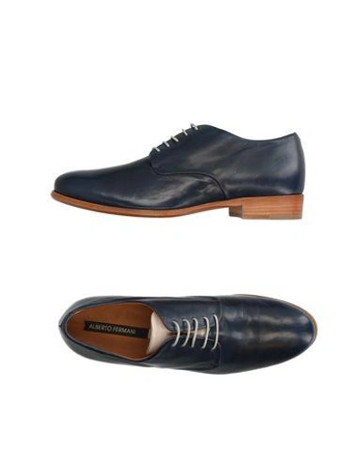 Alberto Fermani Laced Shoes In Blue