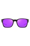 Oakley Oakely Prizm™ 55mm Sunglasses In Matte Black/prizm Violet