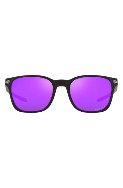 Oakley Oakely Prizm™ 55mm Sunglasses In Matte Black/prizm Violet