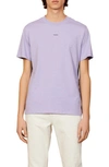 Sandro Embroidered-logo T-shirt In Mauve