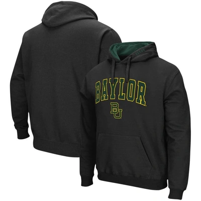 Colosseum Men's Black Baylor Bears Arch Logo 3.0 Pullover Hoodie