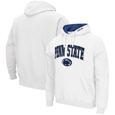 Colosseum Men's  White Penn State Nittany Lions Arch And Logo 3.0 Pullover Hoodie