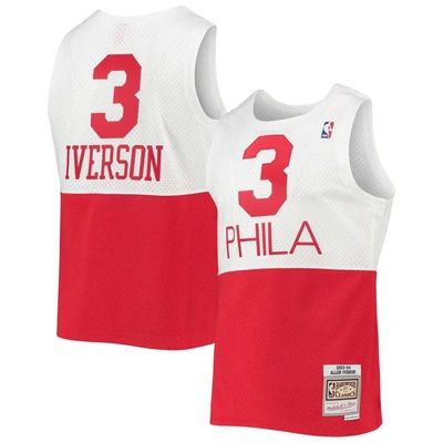 Mitchell & Ness Allen Iverson White Philadelphia 76ers 2003/2004 Hardwood Classics Swingman Jersey