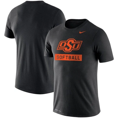 Nike Black Oklahoma State Cowgirls Softball Drop Legend Performance T-shirt