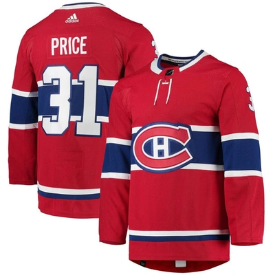 Adidas Originals Adidas Carey Price Red Montreal Canadiens Home Primegreen Authentic Pro Player Jersey