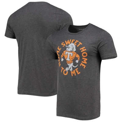 Homefield Heathered Charcoal Tennessee Volunteers Vintage Team T-shirt In Heather Charcoal