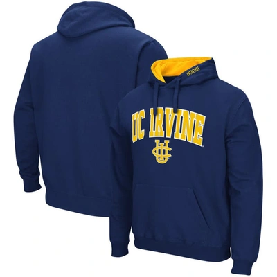 Colosseum Navy Uc Irvine Anteaters Arch And Logo Pullover Hoodie