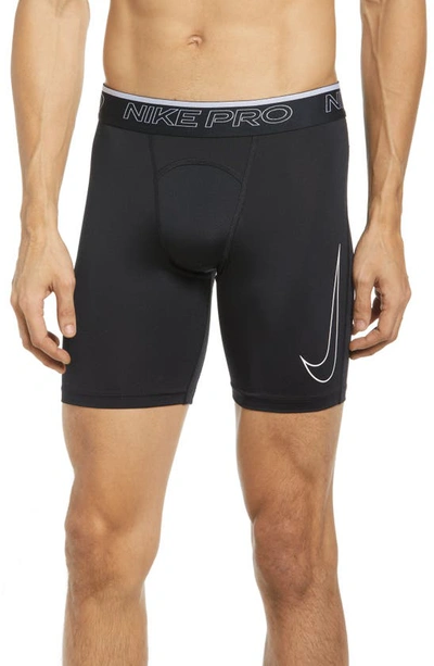 Nike Pro Performance Boxer Briefs In 010 Black/white