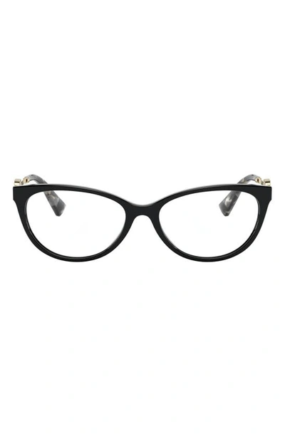 Valentino Garavani 54mm Optical Glasses In Black