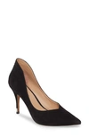 Linea Paolo Penrose Pump In Black Suede