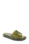 Tory Burch Bubble Jelly Slide Sandal In Green