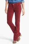 Kut From The Kloth Baby Bootcut Corduroy Jeans In Red Cordova