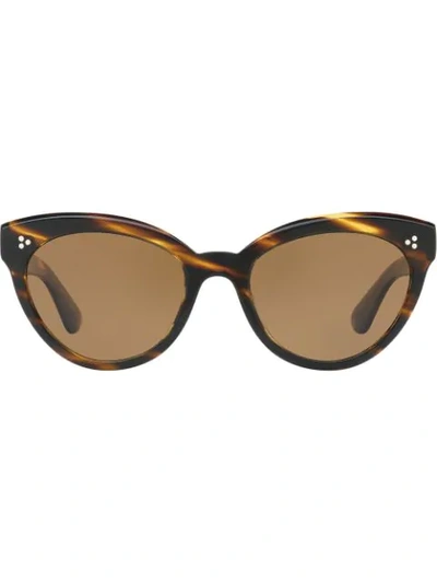 Oliver Peoples Polarized Cat Eye Sunglasses