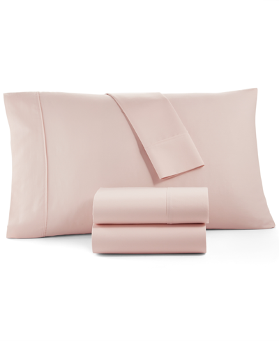 Tranquil Home Willow 1200-thread Count 4-pc. California King Sheet Set, Created For Macy's In Blush
