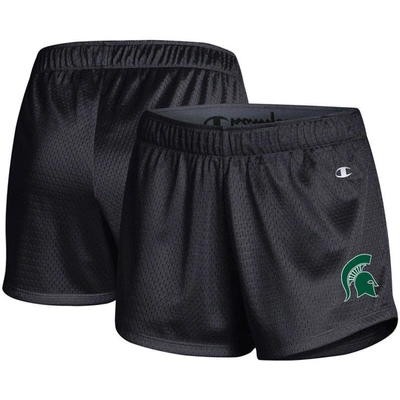 Champion Black Michigan State Spartans Mesh Shorts