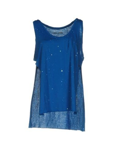 Feel The Piece Tank Top In Azure