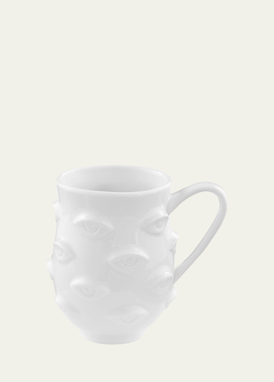 Jonathan Adler White Muse Eyes Mug