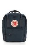 Fjall Raven Fjällräven Mini Kånken Water Resistant Backpack In Navy