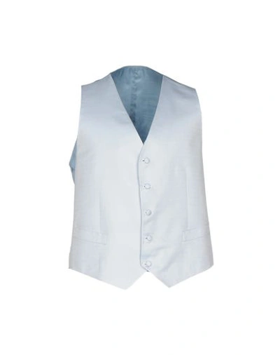 Canali Suit Vest In Sky Blue