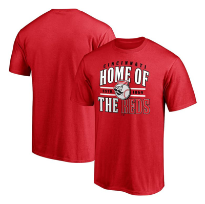 Fanatics Men's  Elly De La Cruz Red Cincinnati Reds Graphic T-shirt