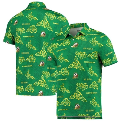 Reyn Spooner Green Oregon Ducks Performance Polo