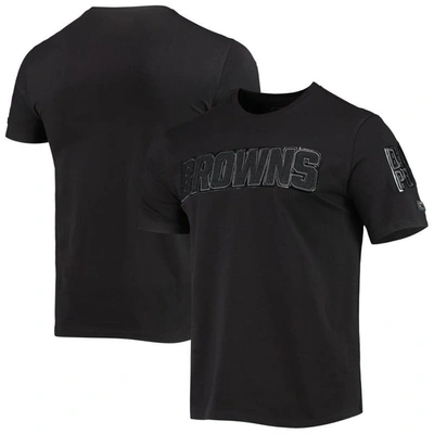 Pro Standard Black Cleveland Browns Logo Pro Team Shirt