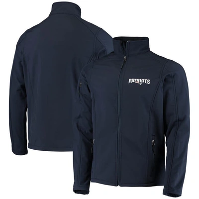 Dunbrooke Navy New England Patriots Sonoma Softshell Full-zip Jacket