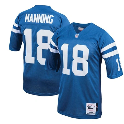 Mitchell & Ness Peyton Manning Royal Indianapolis Colts 1998 Authentic Throwback Retired Player Jers