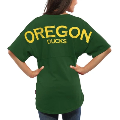 Spirit Jersey Green Oregon Ducks  Oversized T-shirt