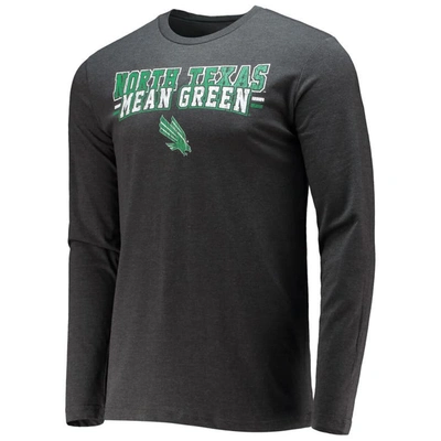 Concepts Sport Kelly Green/heathered Charcoal North Texas Mean Green Meter Long Sleeve T-shirt & Pan
