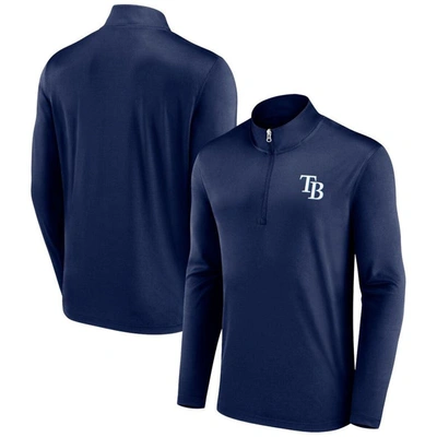 Fanatics Branded Navy Tampa Bay Rays Underdog Mindset Quarter-zip Jacket