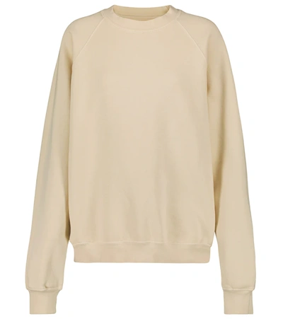 Les Tien Cotton Jersey Sweatshirt In Ivory